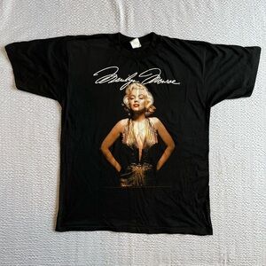 Vintage Marilyn Monroe Shirt Winterland Black Mens Size XL Made In USA Rare